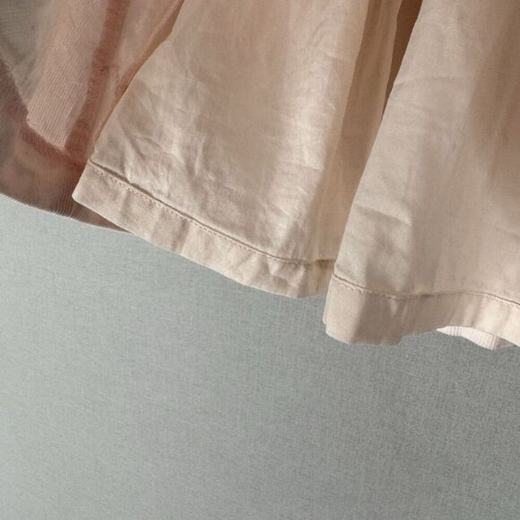 Janie and Jack Baby Girls Dress 12 Months Pink Faux Fur Collar Holiday Retro - Picture 7 of 10